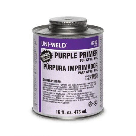 United Elchem HIETCH Primer, Series 8700, 1 pt, Liquid, Purple, Solvent, 505 gL VOC, 14 to 23 deg F Flash 8746S